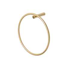 Croscombe Brushed Brass Towel Ring